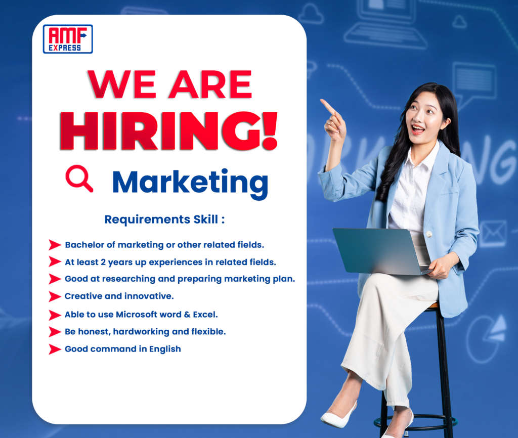 Job Opportunity with AMF Express Co., Ltd